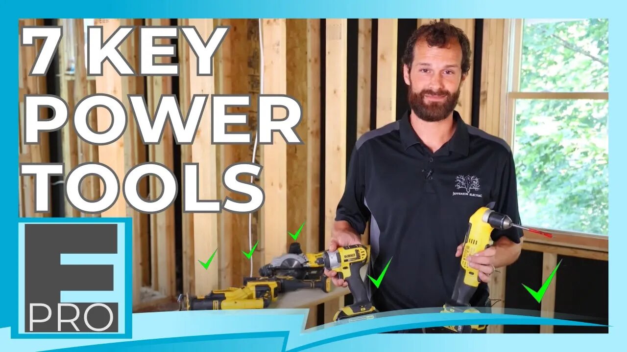 7 Power Tools Every Electrician Needs