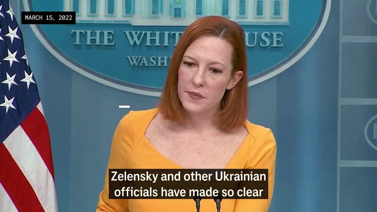 Jen Paski asked Why Joe Biden Hesitates sending Military Aid to Ukraine,,Plays Dumb