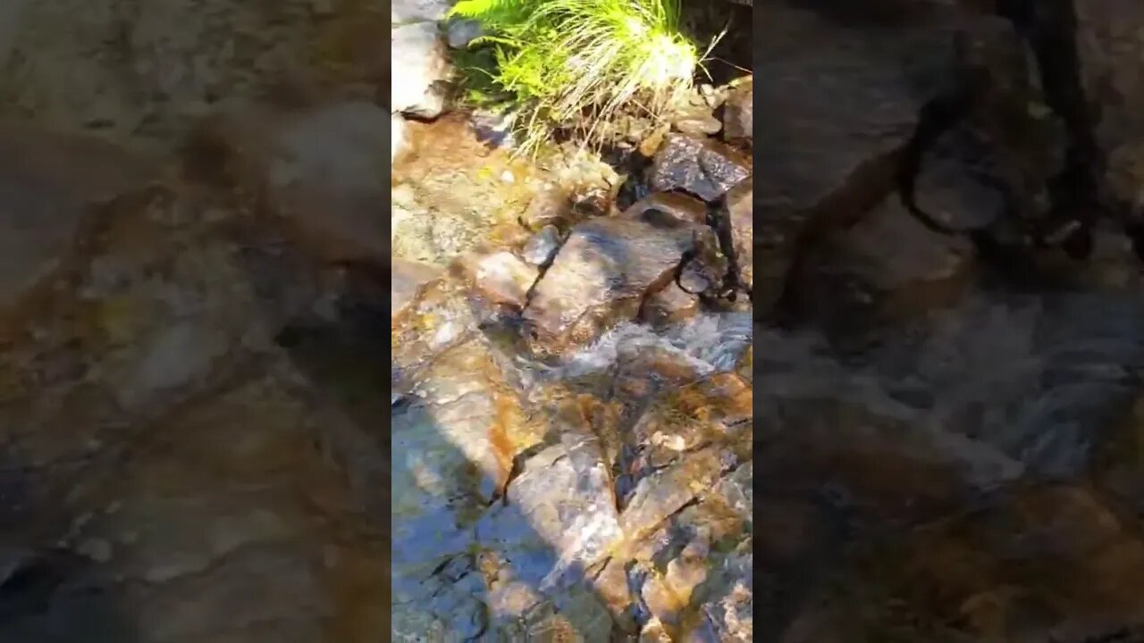 Steall waterfall path stream Scotland