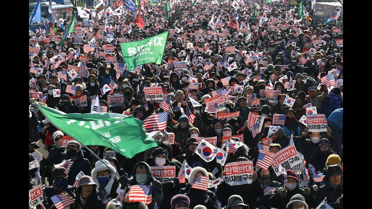 Thousands in Seoul protest against South Korean President Yoon s impeachment