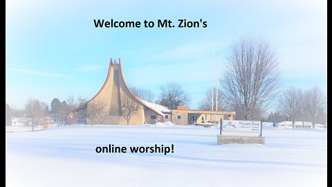 Mt. Zion Lutheran Church (WELS), Ripon, WI 3-6-22