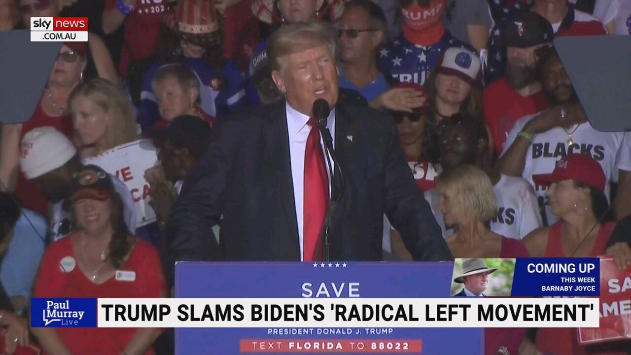 Donald Trump 'bashes up Joe Biden' at latest Florida rally