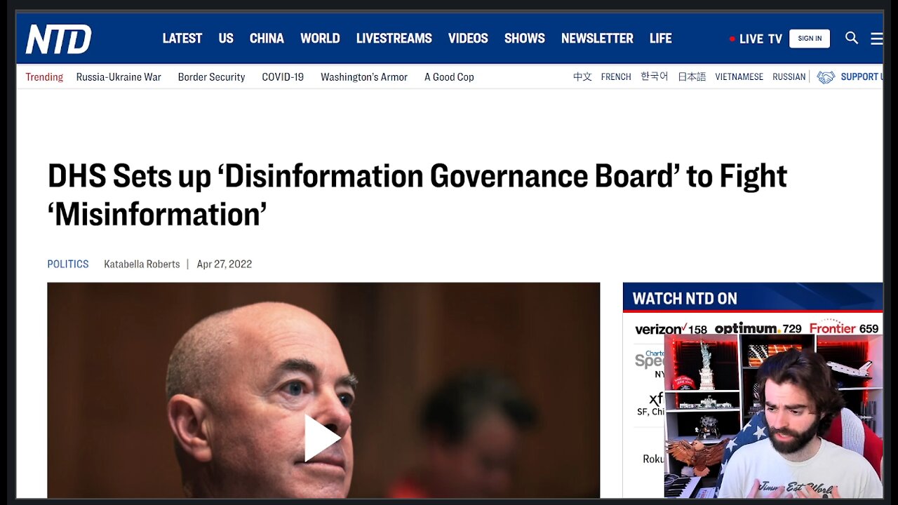 DHS Disinformation Governance Board, Information 'Democratization' IS HERE!