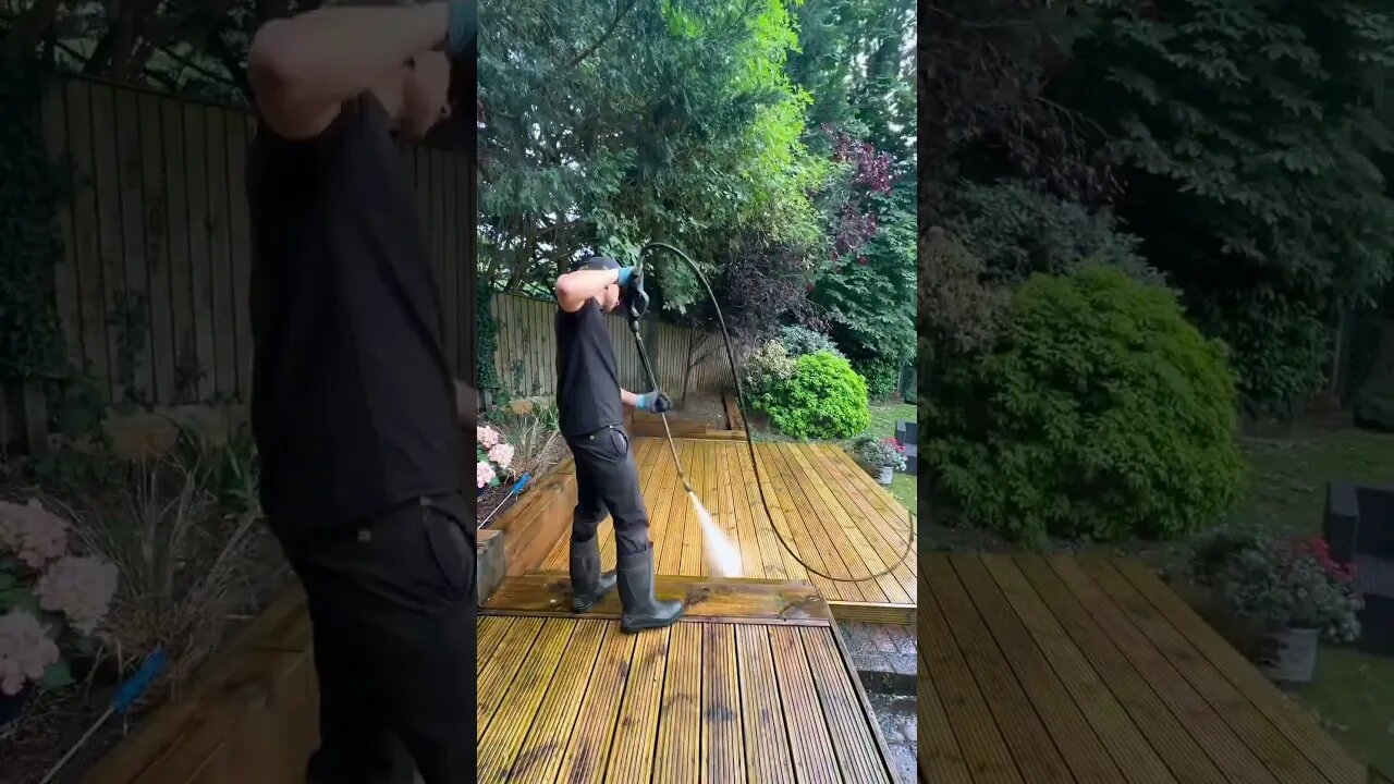 Satisfying Pressure Washing Transformations #51 #pressurewashing #satisfying #transformation #shorts