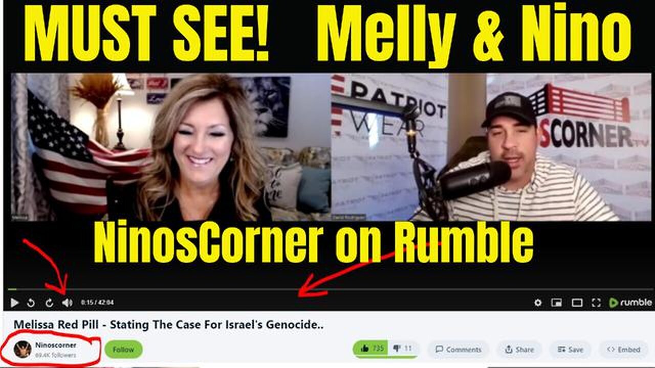 MUST SEE - MELLY & NINO ON NINOSCORNER 11-26-23