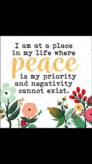 Peace Is My Priority [GMG Originals]