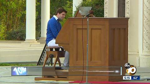 Organist makes debut at Spreckles Organ Pavilion