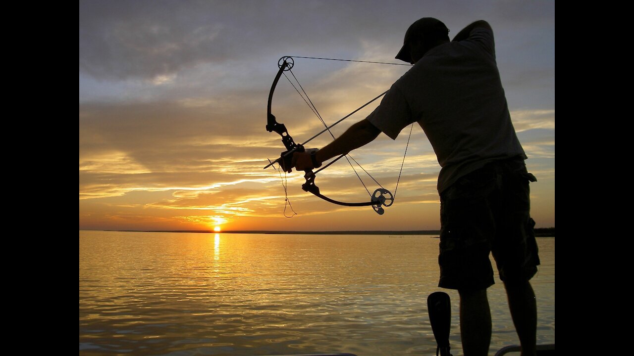 WATCH!!! BOWFISHING in SLOW MOTION for INVASIVE FISH with New HIGH TECH BOW!