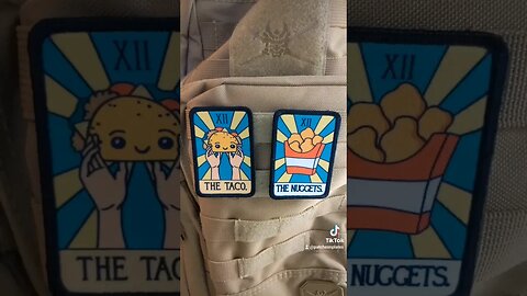 food based tarot cards to tell your fortune #shorts #nuggets #tacos