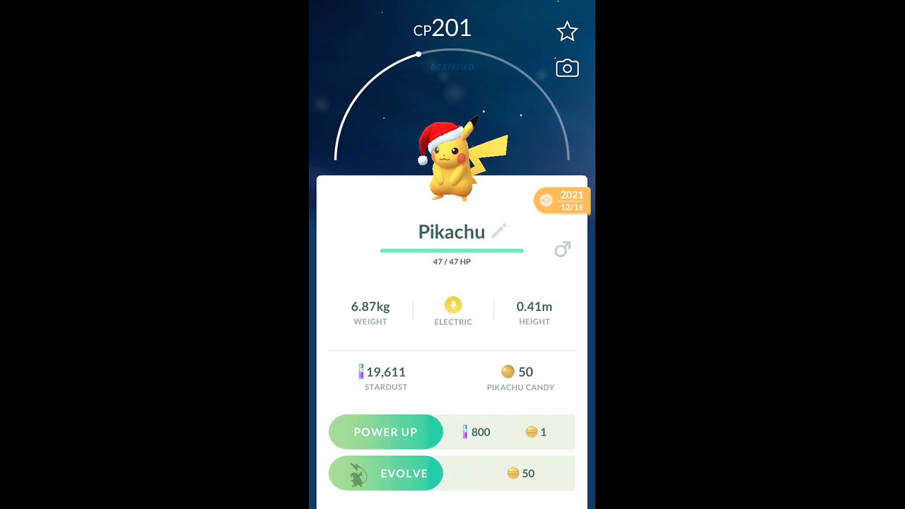 Santa Hat Pikachu Evolution in Pokemon GO #Pokemon #PokemonGO