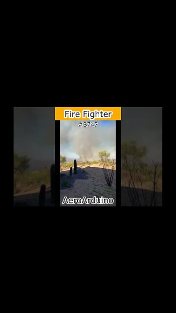 I Can't Believe This #B747 Fire Fighter #Jet #Fly #Aviation #AeroArduino