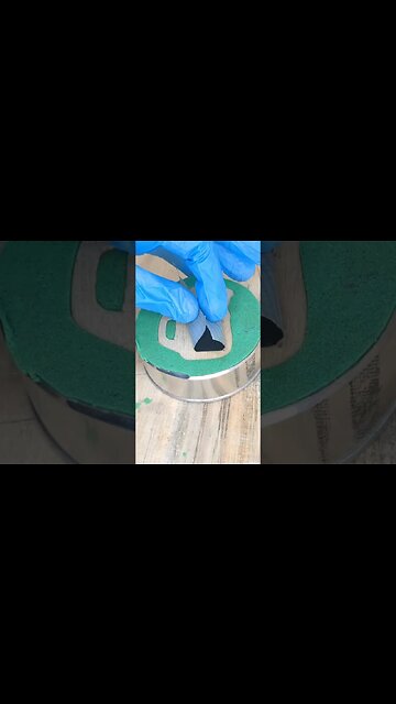 DIY Metal Casting with Kinetic Play Sand #shorts