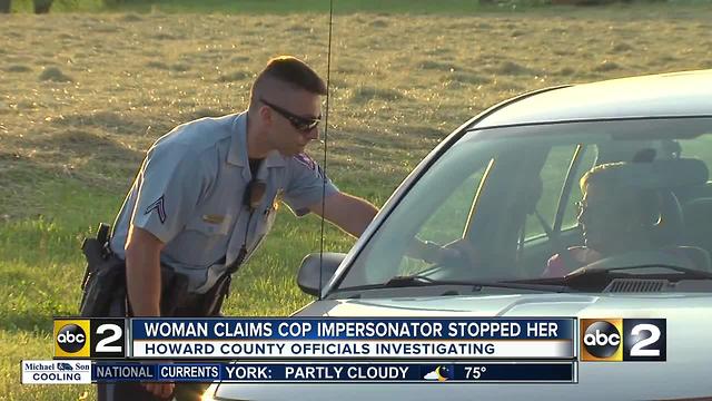 Howard Co. police investigating possible cop impersonator