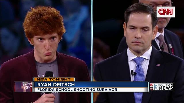 School shooting survivors confront lawmakers at CNN town hall meeting