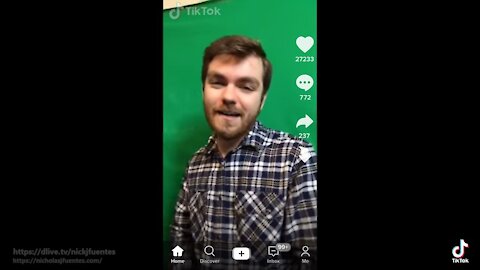 Nick Fuentes TikTok Stream Message (4/24/20)