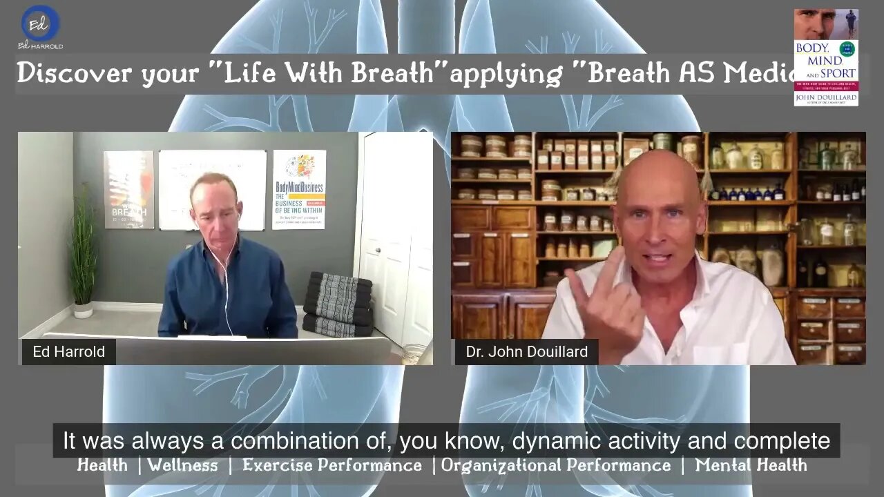 John Douillard & Ed Harrold Breathing Improves Exercise Performance