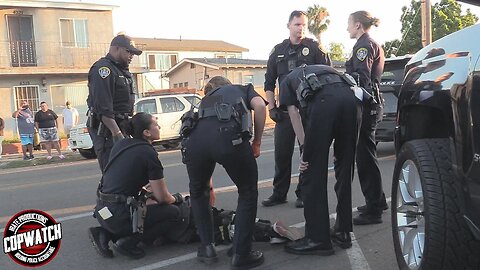 Man Body Wrapped & Arrested for Brandishing a Knife & Making Threats | Copwatch