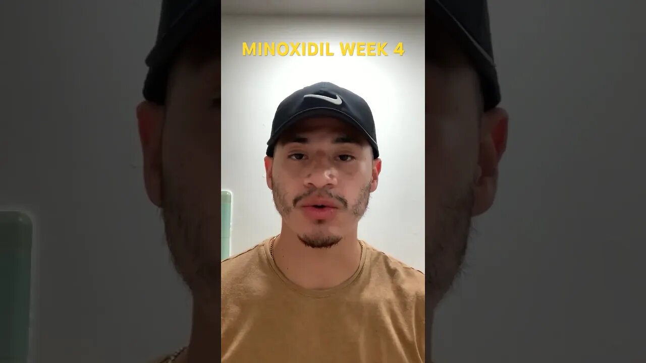 WEEK 4 MINOXIDIL #shorts