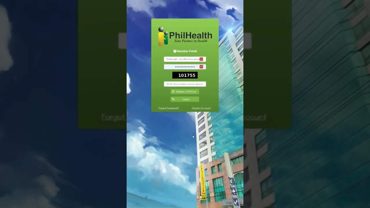 forgot password - philhealth