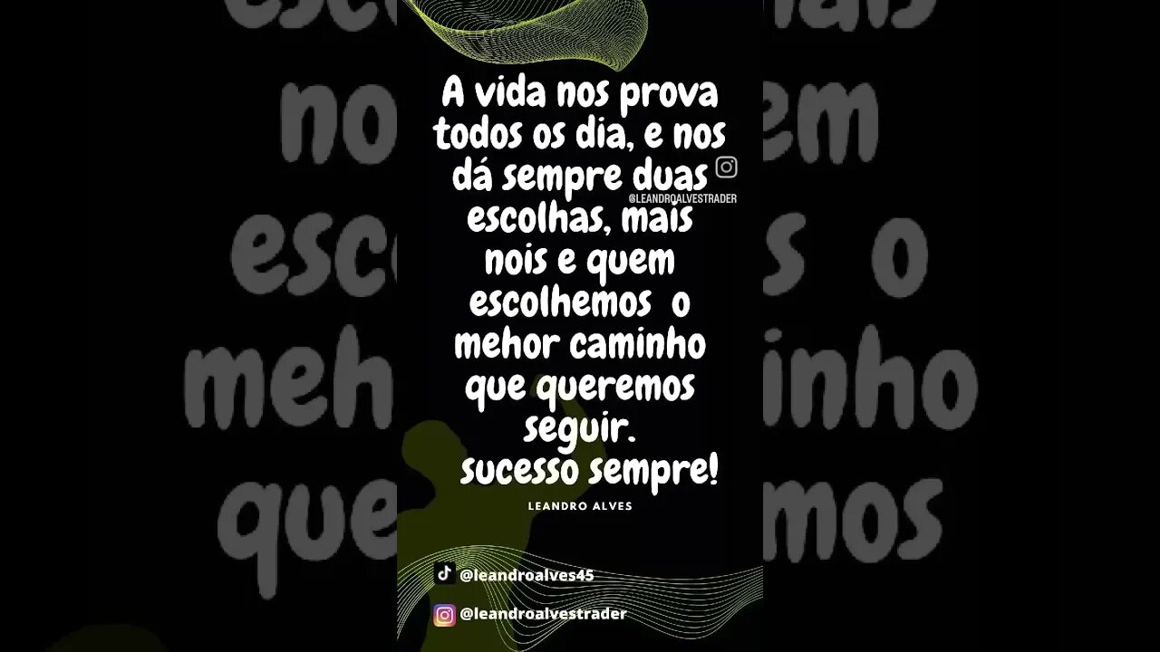 A vida nos prova