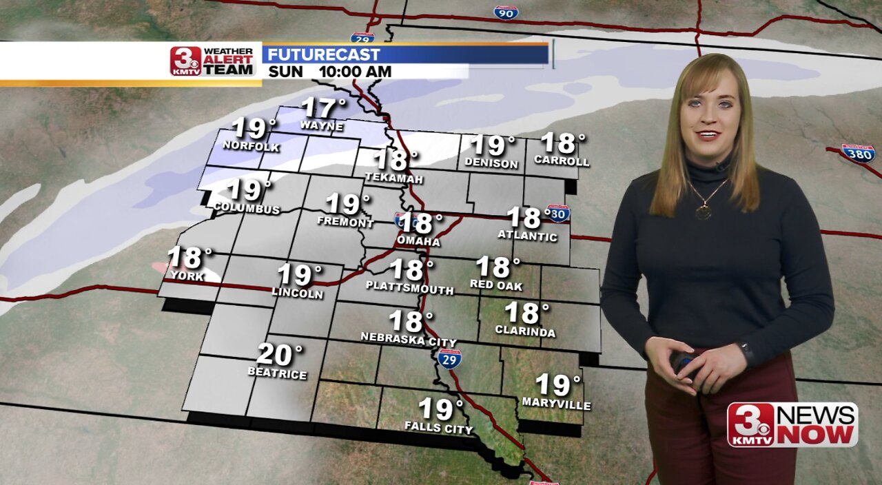 Audra's Sunday Forecast