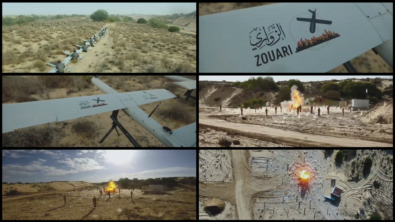 Hamas presents Zouari kamikaze UAV or drone