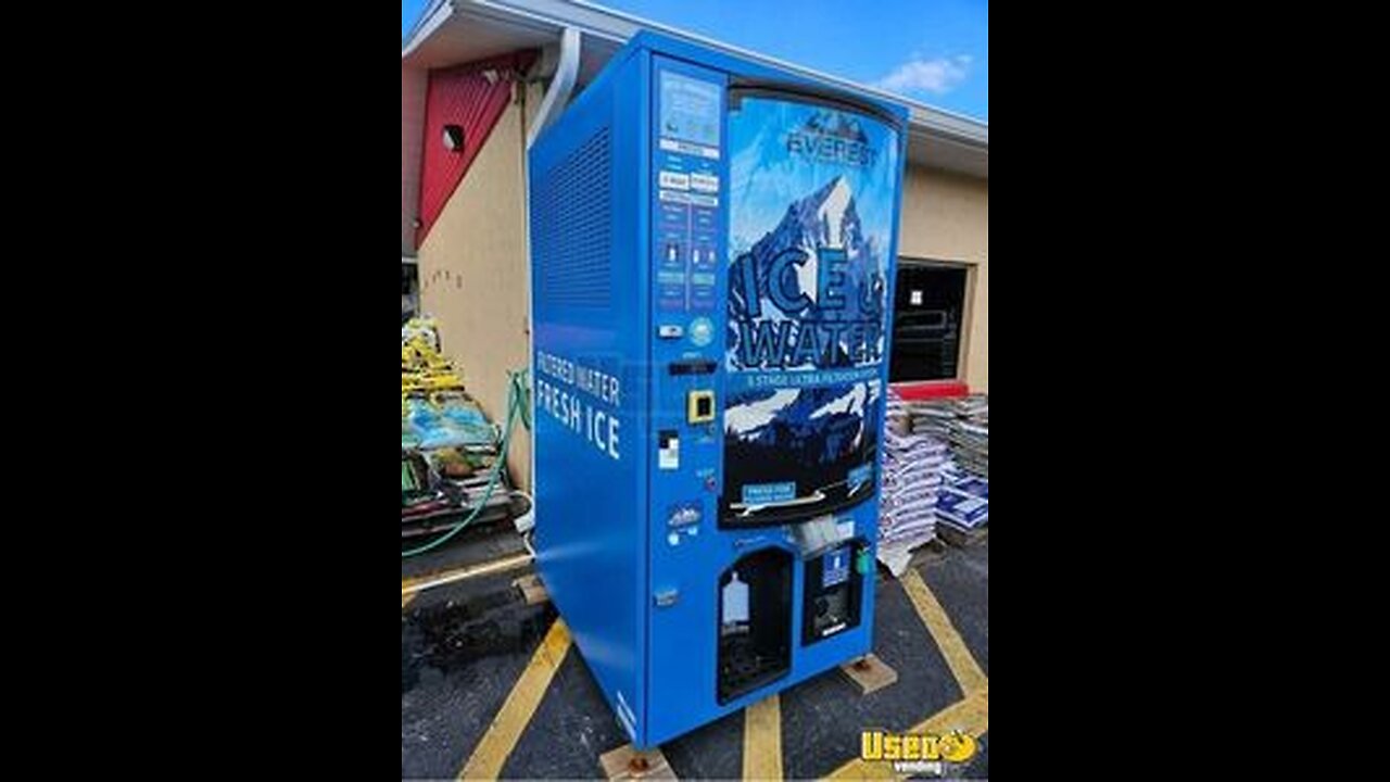 2023 Everest Ice VX4 Bagged Ice and Filtered Water Vending Machine For Sale in Florida