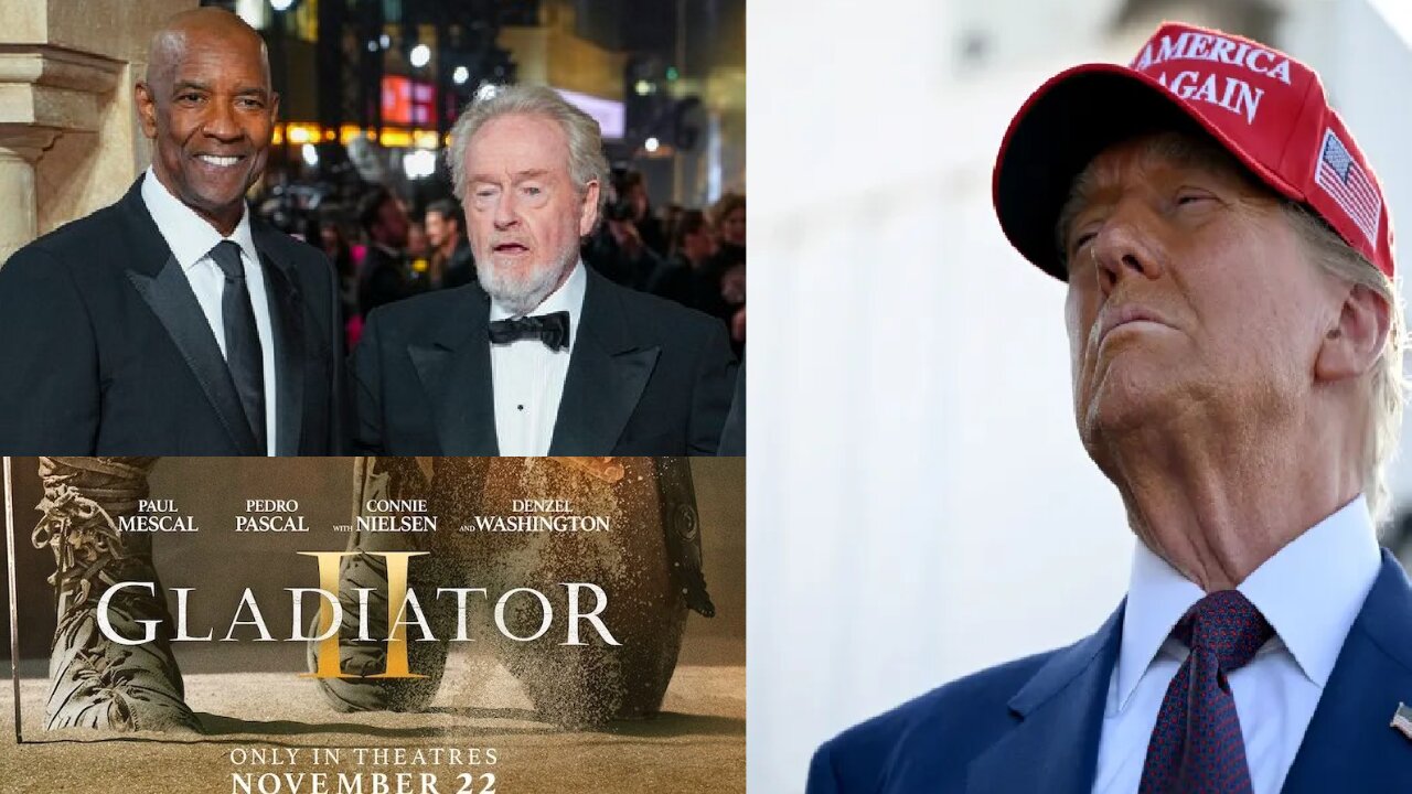 Ridley Scott Says Denzel Is Trump In Gladiator 2, Compares Trump to Gangster, So Trump Is Black Now?