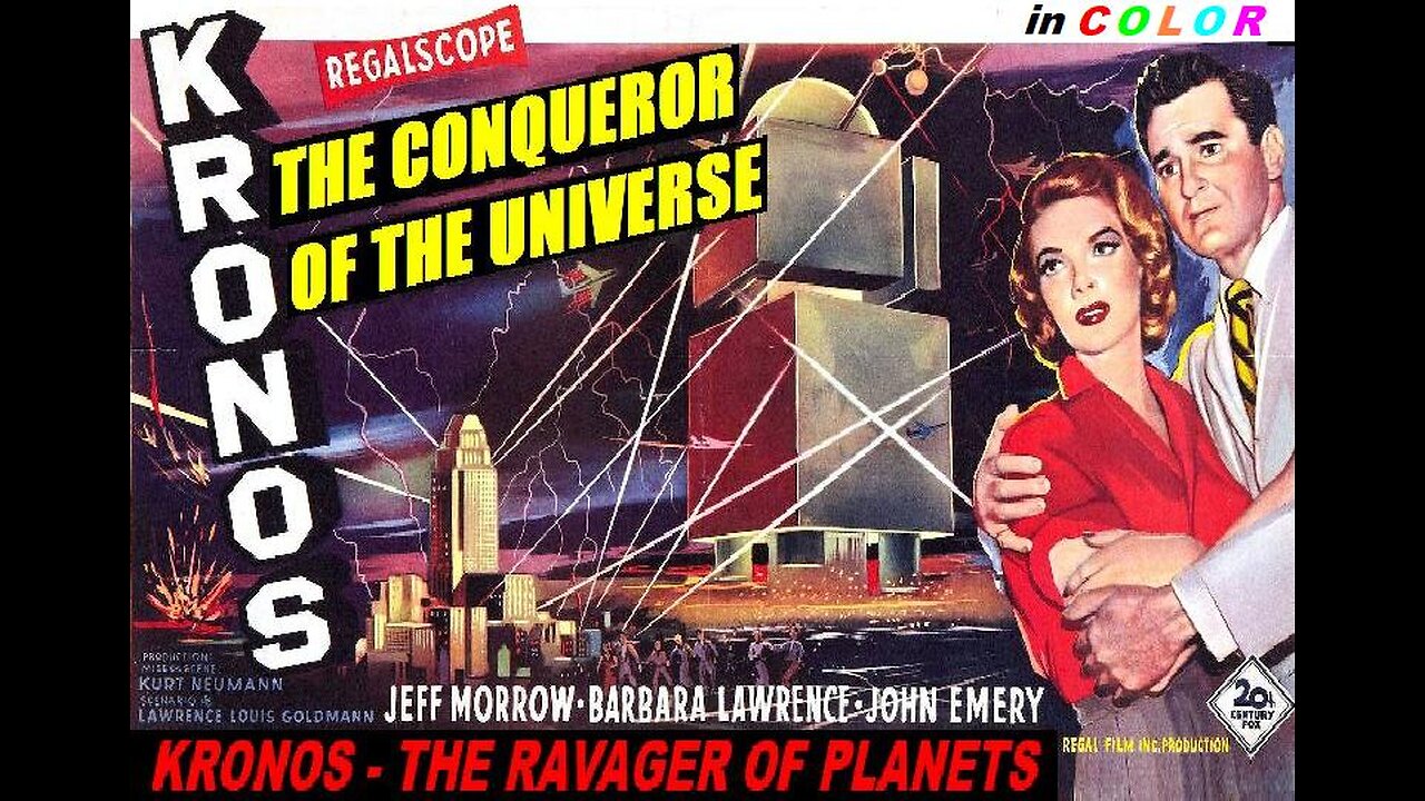 KRONOS 1957 in COLOR Giant Alien Robot Energy-Eater Arrives to Destroy Earth FULL MOVIE