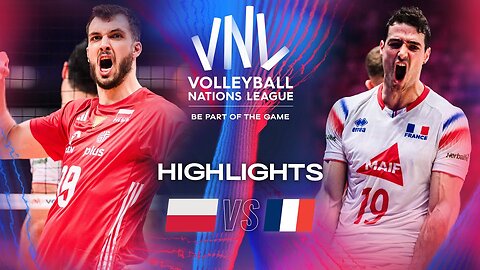 🔴 Highlights from POL vs. FRA - Semi Finals | Men's VNL 2024