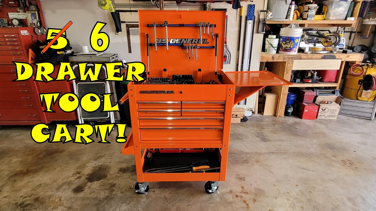 Harbor Freight 5 Drawer Tool Cart MOD!