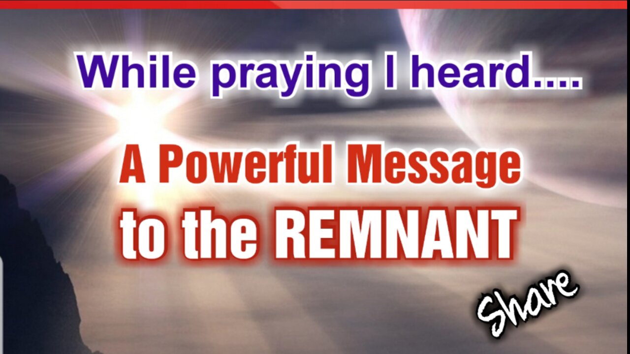 A Message to the Remnant🔺️#share with our brothers and sisters #faith #encouragement #jesus