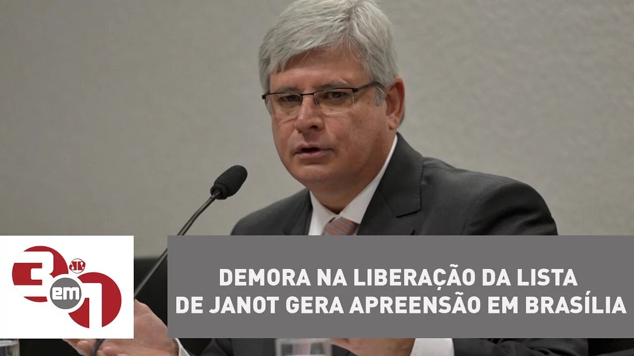 Demora na liberação da lista de Janot gera apreensão em Brasília