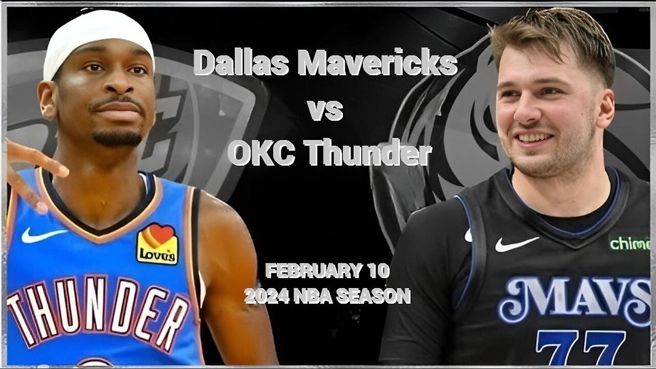 Dallas Mavericks vs OKC Thunder Full Game Highlights | Feb 10 | 2024 NBA Season