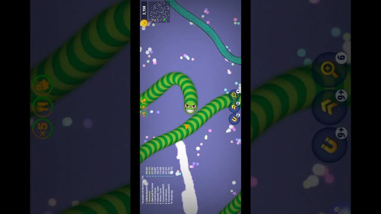 Shorts CASUAL AZUR GAMES Worms Zone .io - Hungry Snake 52-160