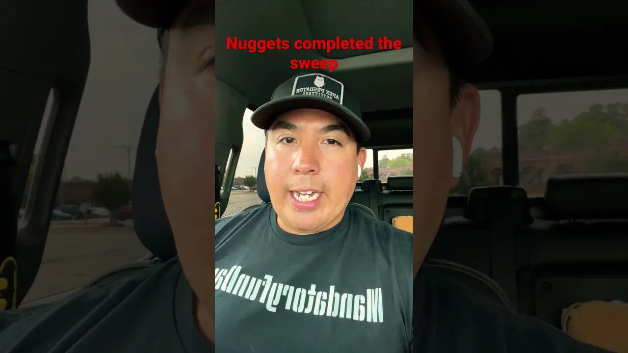 Nuggets completed the sweep, what’s your questions ? #shorts