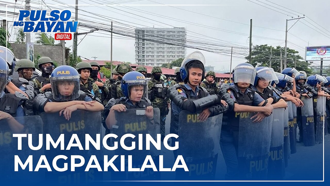 Mga pulis na lumusob sa KOJC compound sa Glory Mountain, walang mga name plate