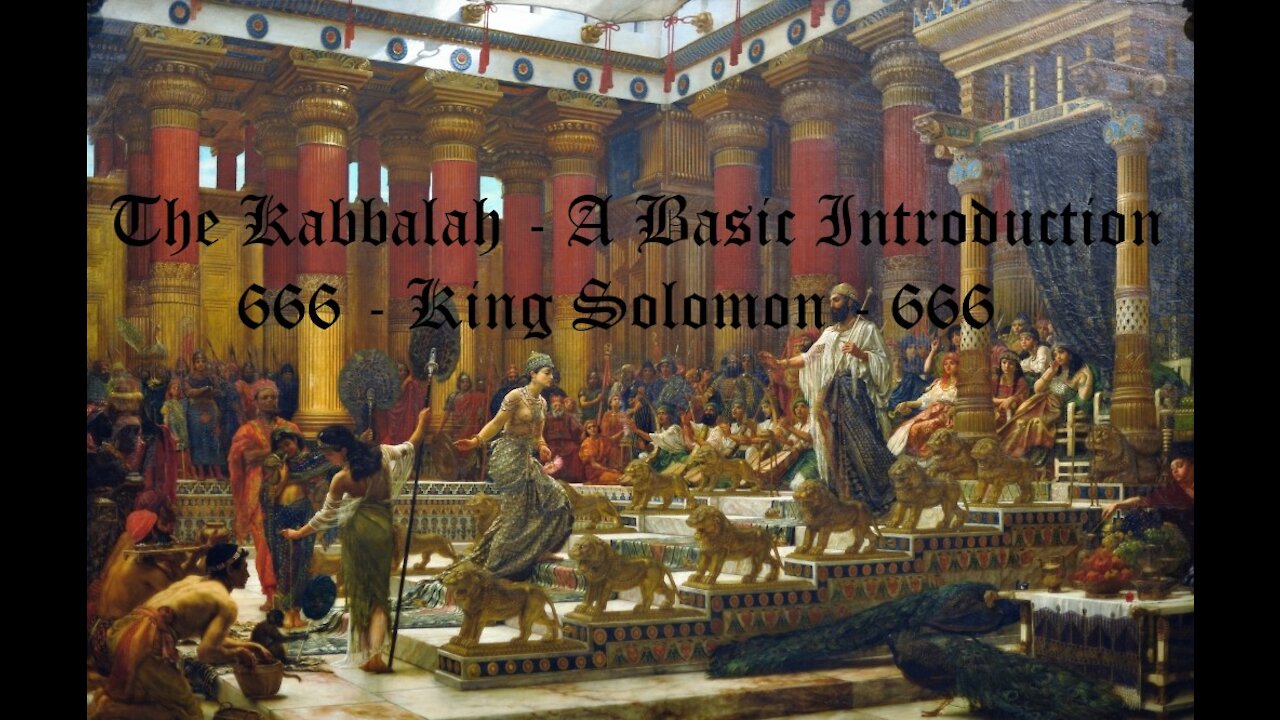 The Kabbalah - A Basic Introduction 666 King Solomon