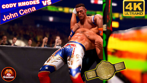 WWE 2K24 - John Cena vs. Cody Rhodes World Heavyweight Championship Match wwe