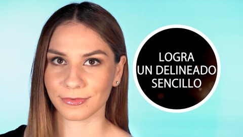 Logra un delineado sencillo.