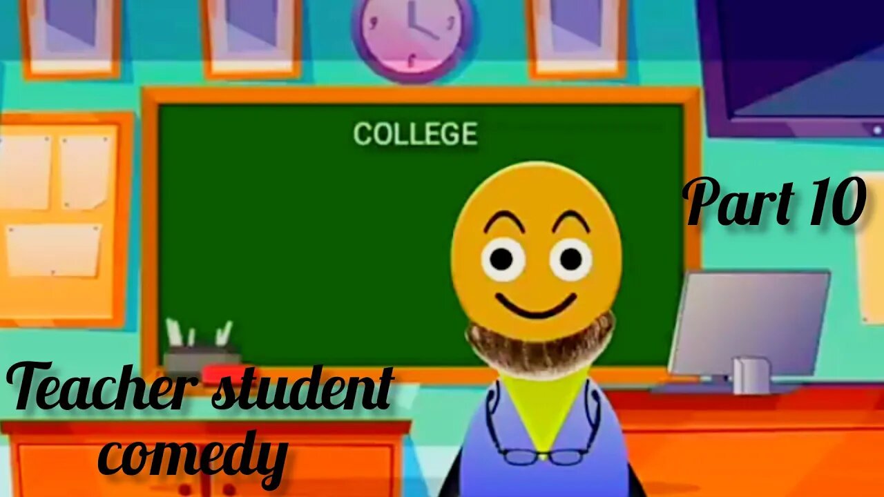 Part 10 :teacher student comedy kannada #shorts #comedy #youtuber #cartoon #exam #funny