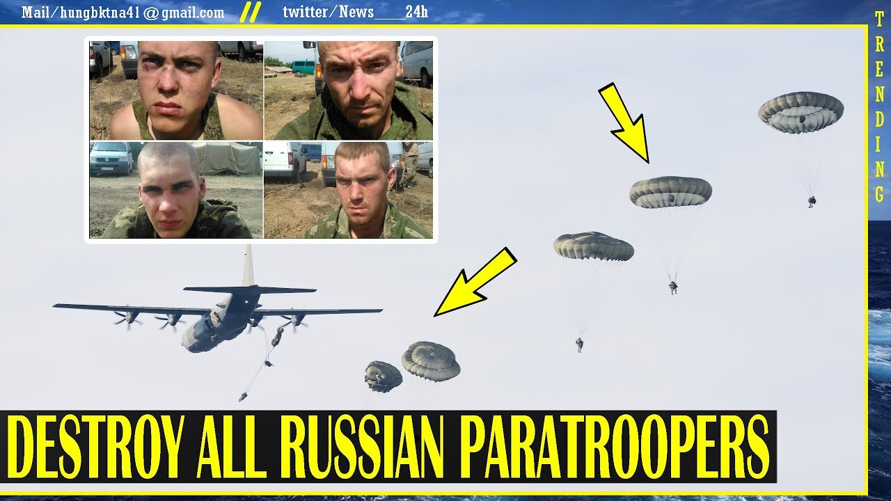 PUTIN cry - all Russian paratroopers destroyed, Only 7 survived PUTIN attack on Luhansk