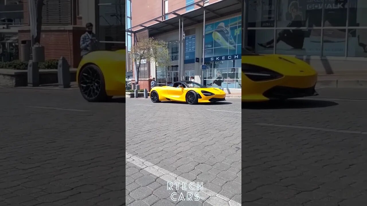 Yellow McLaren 720s