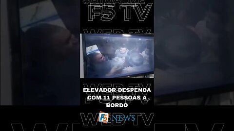 elevador despencou com 11 pessoas