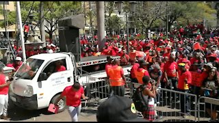 We are not interfering, says Cosatu president on national shutdown (Xru)