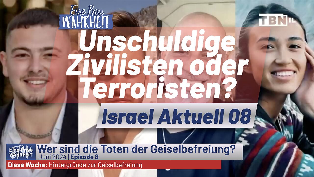 Unschuldige Zivilisten oder Terroristen? Wer sind die Toten der Geiselbefreiung? | Israel Aktuell 08