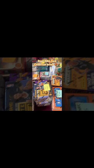 Dope NBA card collection boxes