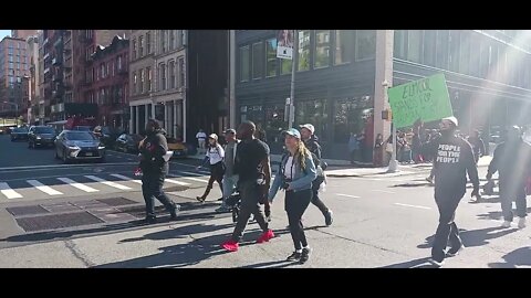 The #humanjusticemarch 2022 @ccdworldwide 10/10/2022 March To Queensboro Bridge