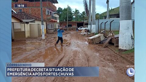 Córrego Novo: Prefeitura decreta Situação de Emergência após Fortes Chuvas.