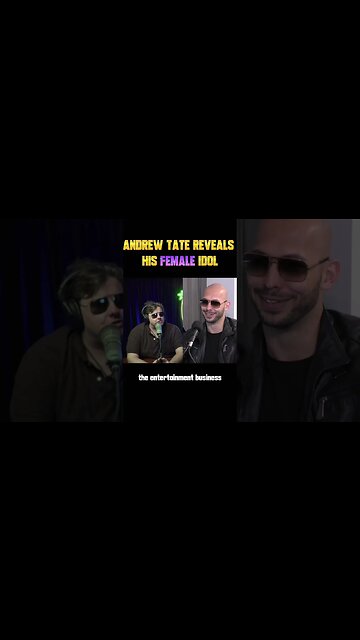 Andrew Tate Reveals His Secret Idol #andrewtate #timdillon #jre #adinross #shorts #subscribe